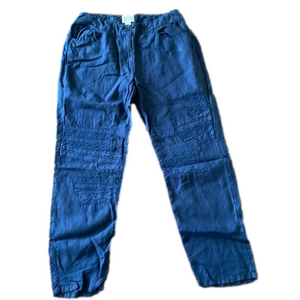 CHICO’S Linen Embroidered Pants Size 00